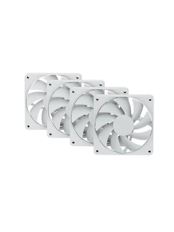 HYTE FA12 FAN (Snow White) - 4-pack - Kabinettvifte - 120mm - Hvit - 28 dBA