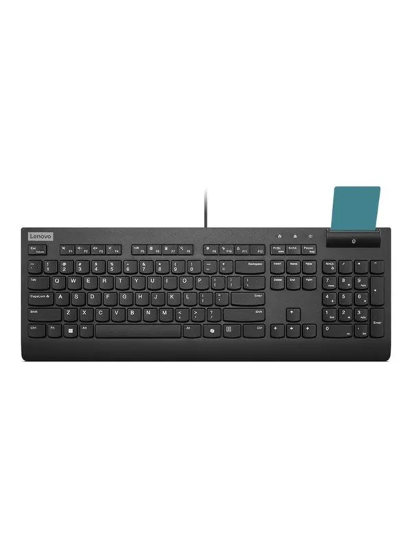 Lenovo Smartcard II - keyboard - QWERTY - Swedish/Finnish - black Input Device - Tastatur - Svensk/finsk - Svart