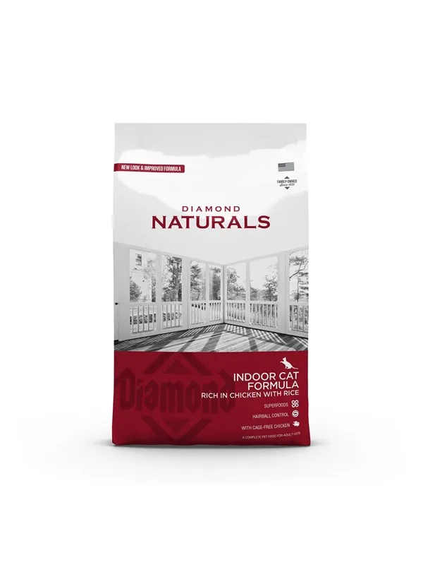 Diamond naturals Indoor Cat Chicken with Rice 3kg