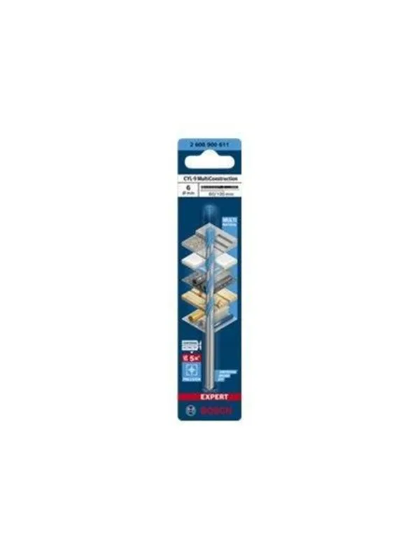Bosch BOR CYL MULTICONSTRUCTION 6X100MM