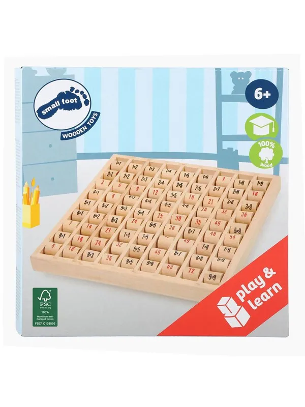 Small Foot - Wooden Sign Counting Multiplying