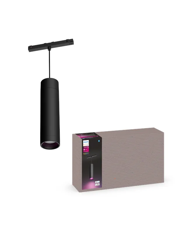 Philips Hue Perifo Ceiling Pendant Cylinder Lamp - Black