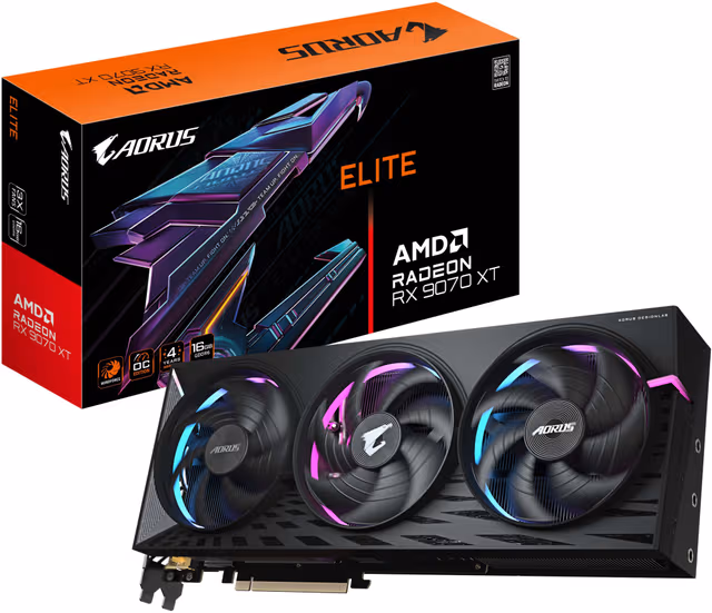 Gigabyte AMD Radeon Aorus RX 9070 XT Elite