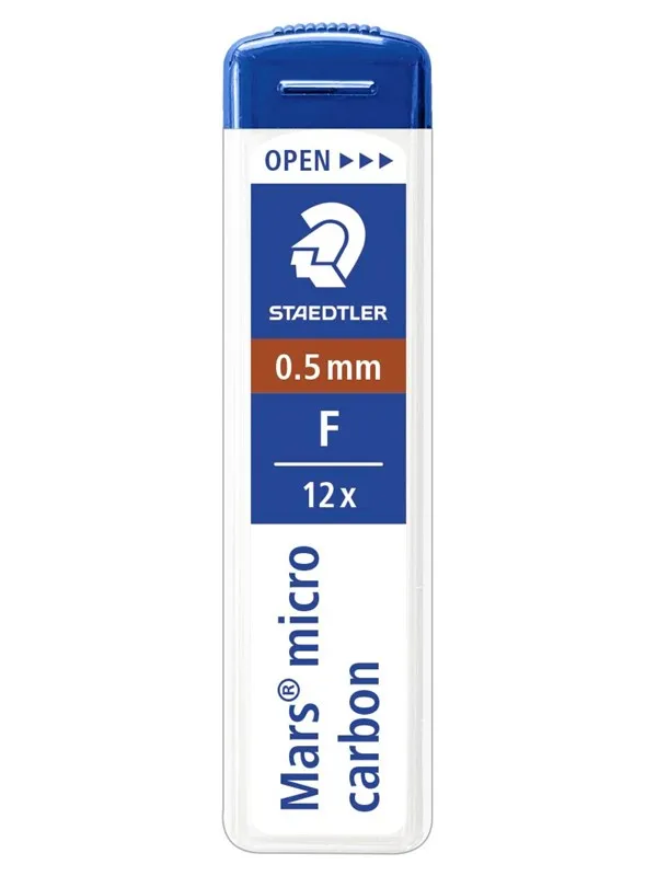 Staedtler Mech.pen.lead Mars micro 0.5 F 12 x 12 pcs
