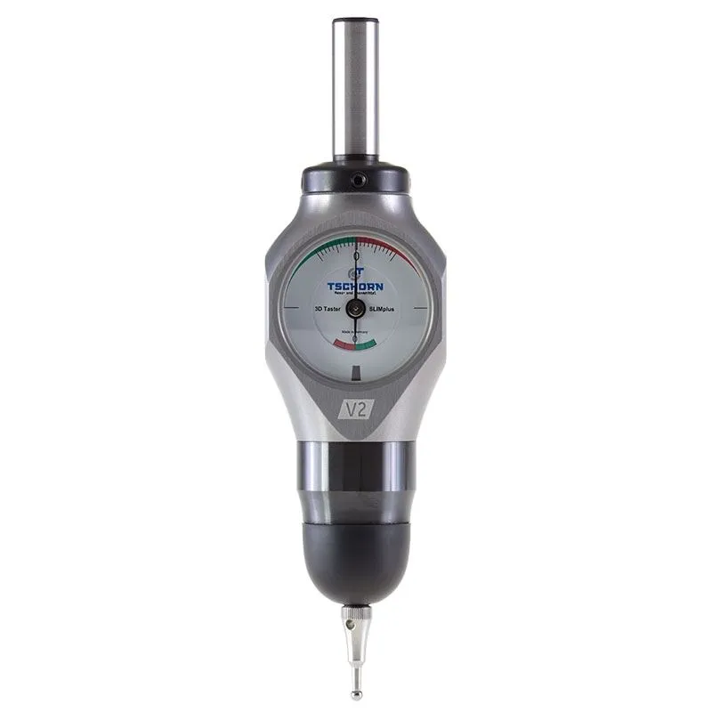 TSCHORN 3D Taster SLIMplus IP67 med Ø10 mm skaft (Analog, HVIT urskive)