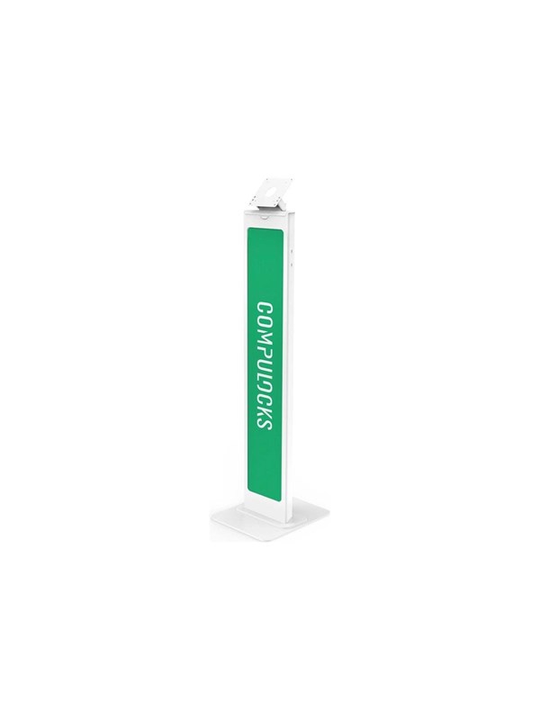 Compulocks BrandMe stand - for tablet enclosure - brandable - white - with Lighting Kit