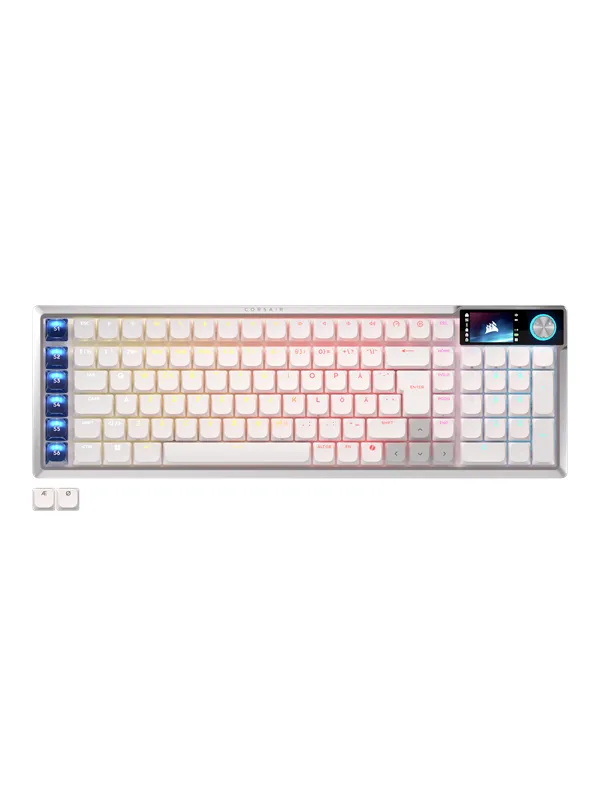 Corsair VANGUARD AIR 99 WIRELESS - Gamingtastatur - Nordisk - Hvit