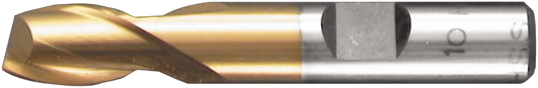 Sluttfreser Tin DIN 32 12 mm 2-skjærs