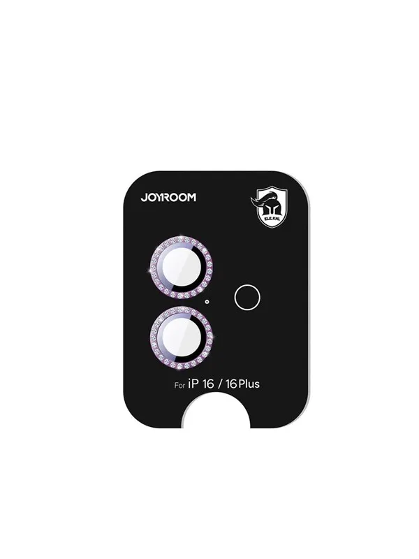 Joyroom JR-MSJ0275 protective glass for iPhone 16/16 Plus lenses - pink