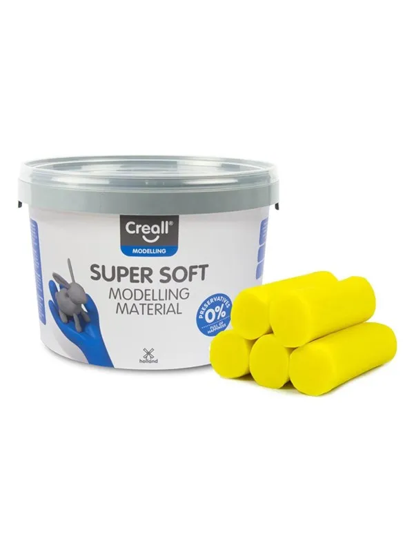 Creall Supersoft clay Yellow 1750gr.