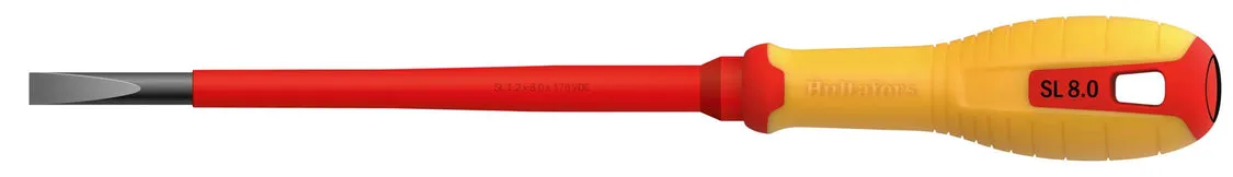 Skrujern med rett spor SL 1,2x8,0 VDE 1000 volt