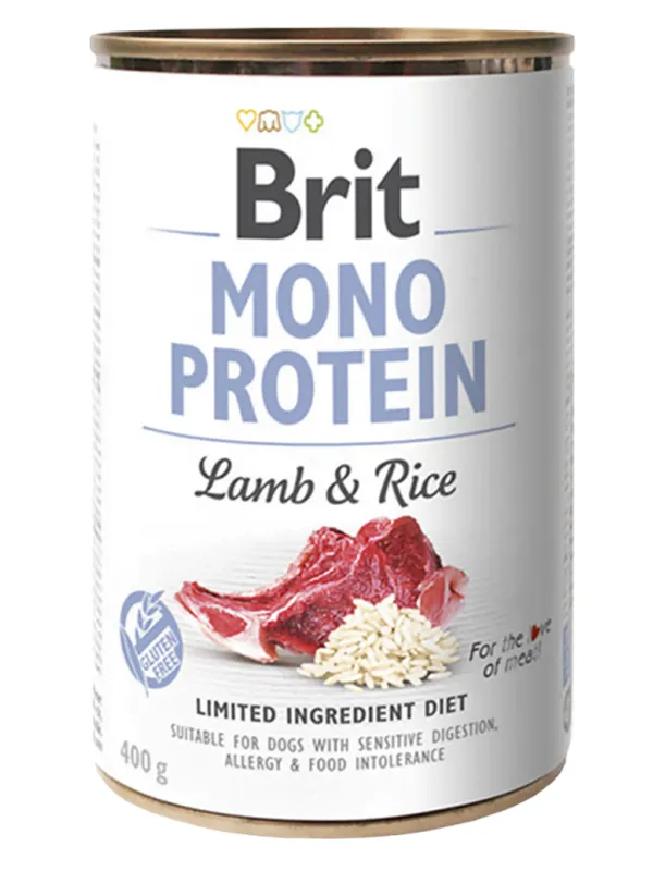 Brit Mono Protein Lamb & Rice 400g