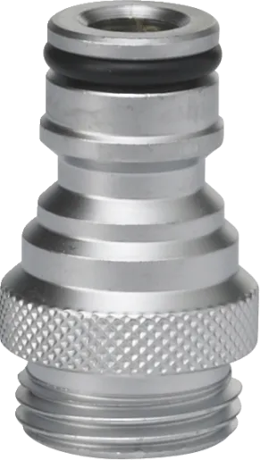 Nippel med 1/2" gevind, passer til Gardena/Hoselock slangekobling, 1/2" (C)