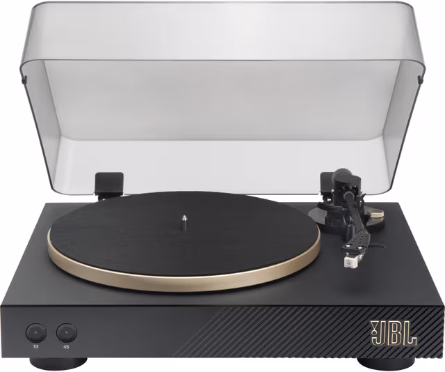 JBL Spinner BT platespiller (sort/gull)