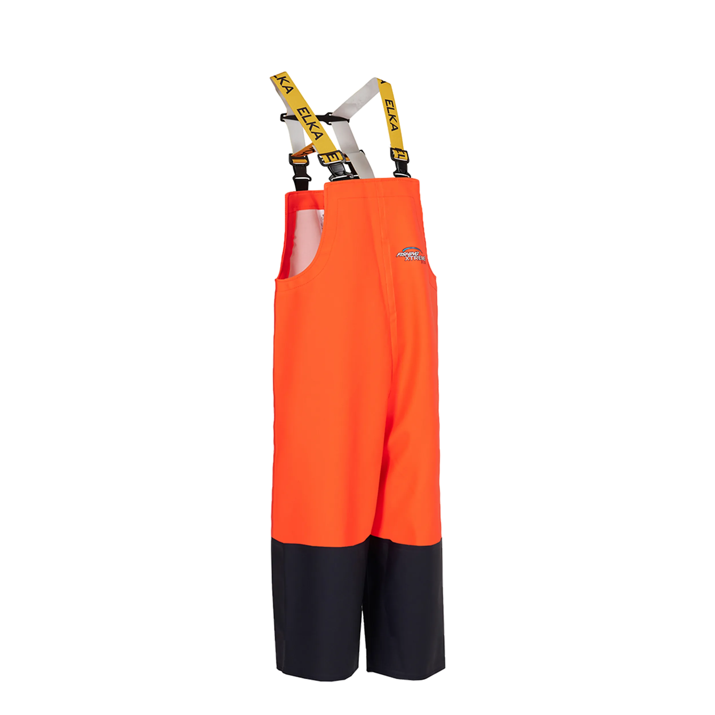 Fiske Xtreme Bib & Brace junior - Fl.orange/Marine - 8