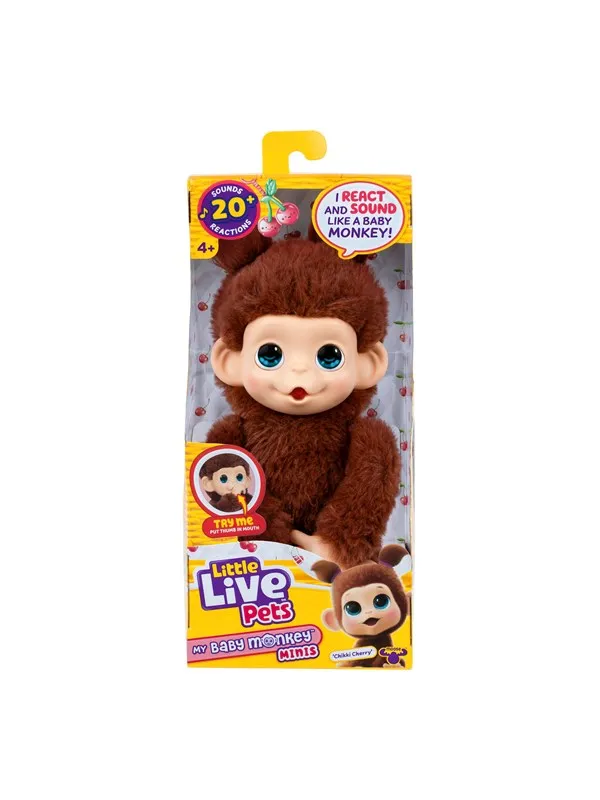 Little Live Pets My Baby Mini Monkey Brown Cherri
