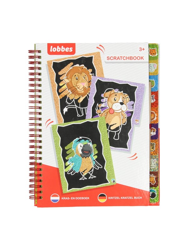 Lobbes - Scratch and Do Book Animals