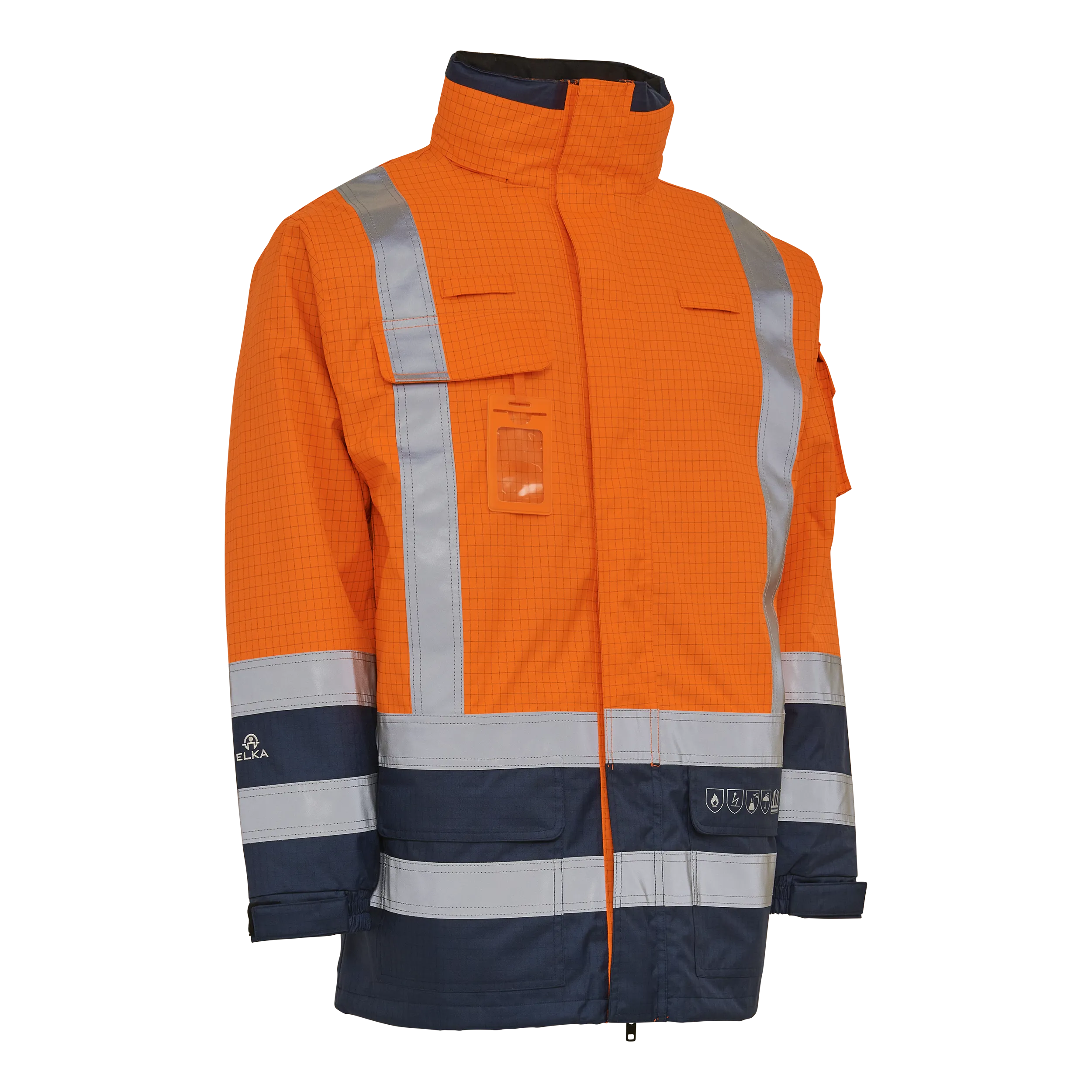 Securetech Multinorm Skalljakke - Fl.orange/Marine - M