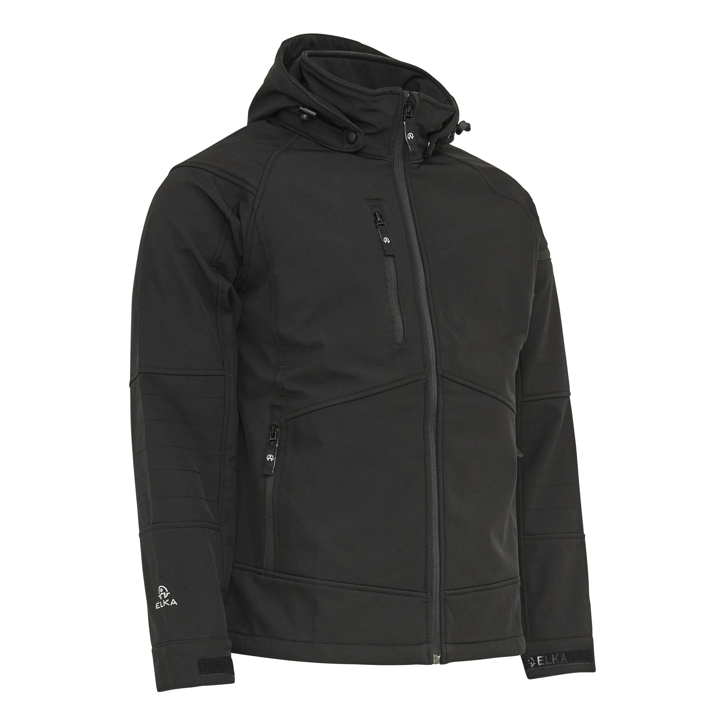 Working Xtreme vindtett Softshell-jakke - Sort - 4XL