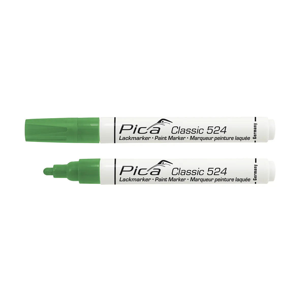 PICA Classic Industry Paint marker 2-4mm rund spids grøn