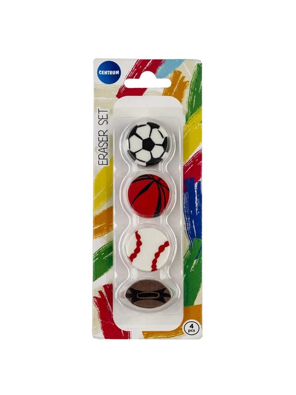 CENTRUM Eraser balls 4 pcs. on blister card.