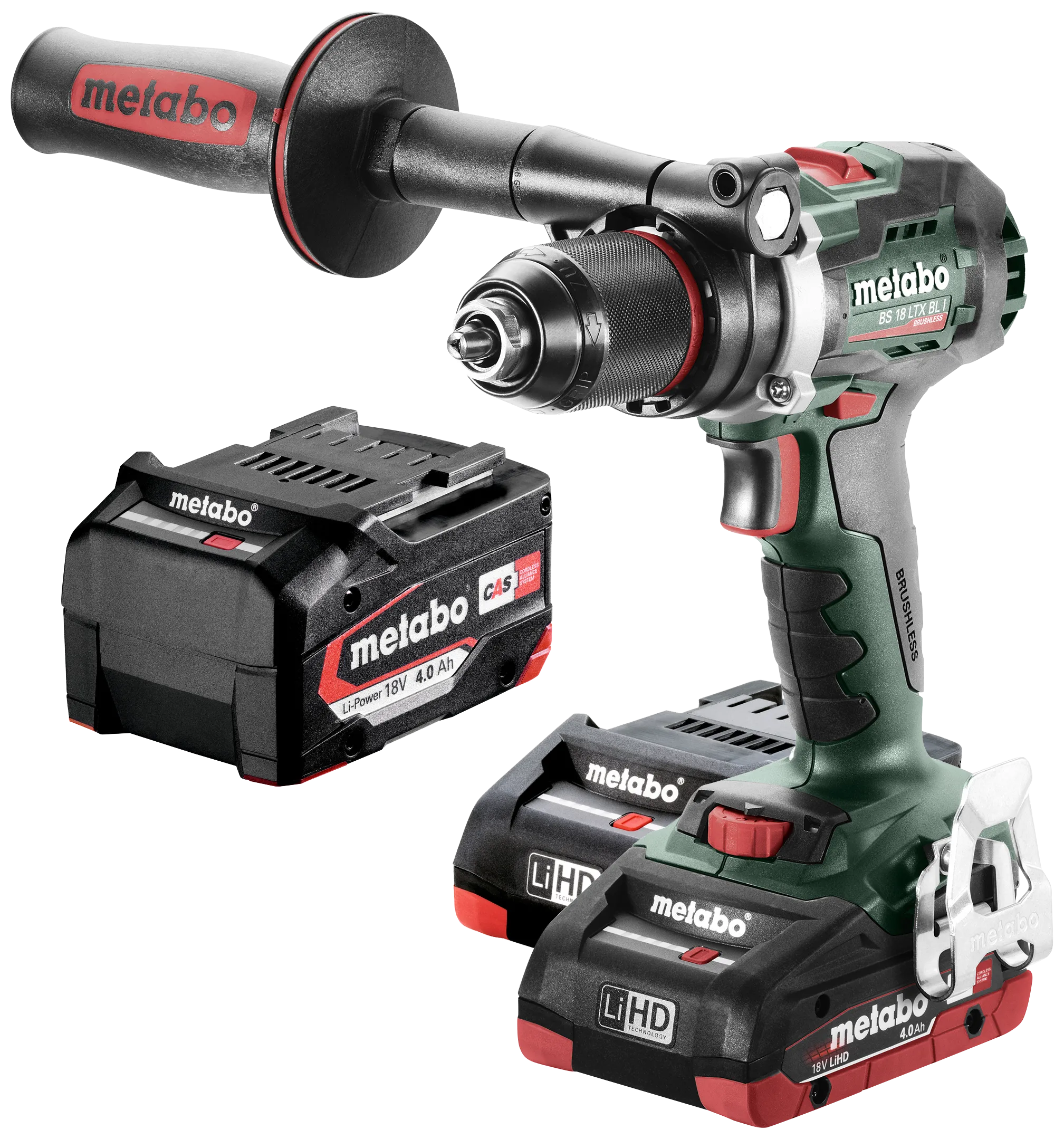 Sampak: Boremaskin. BS18LTX BL 2×4Ah LiHD+1×4Ah LiPower