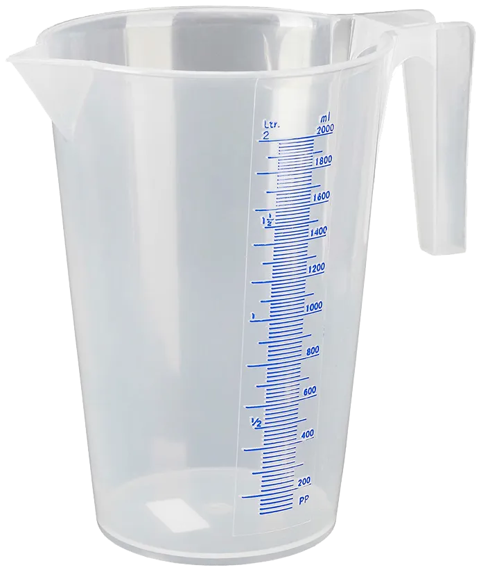 Pressol målebæger transparent PP 2,0 ltr