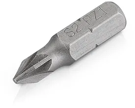 Bits PZ1 x 25 mm - 2 stk.