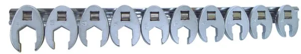 BATO Hanebeins nøkkelsett 3/8" 10-19mm. 10 deler.