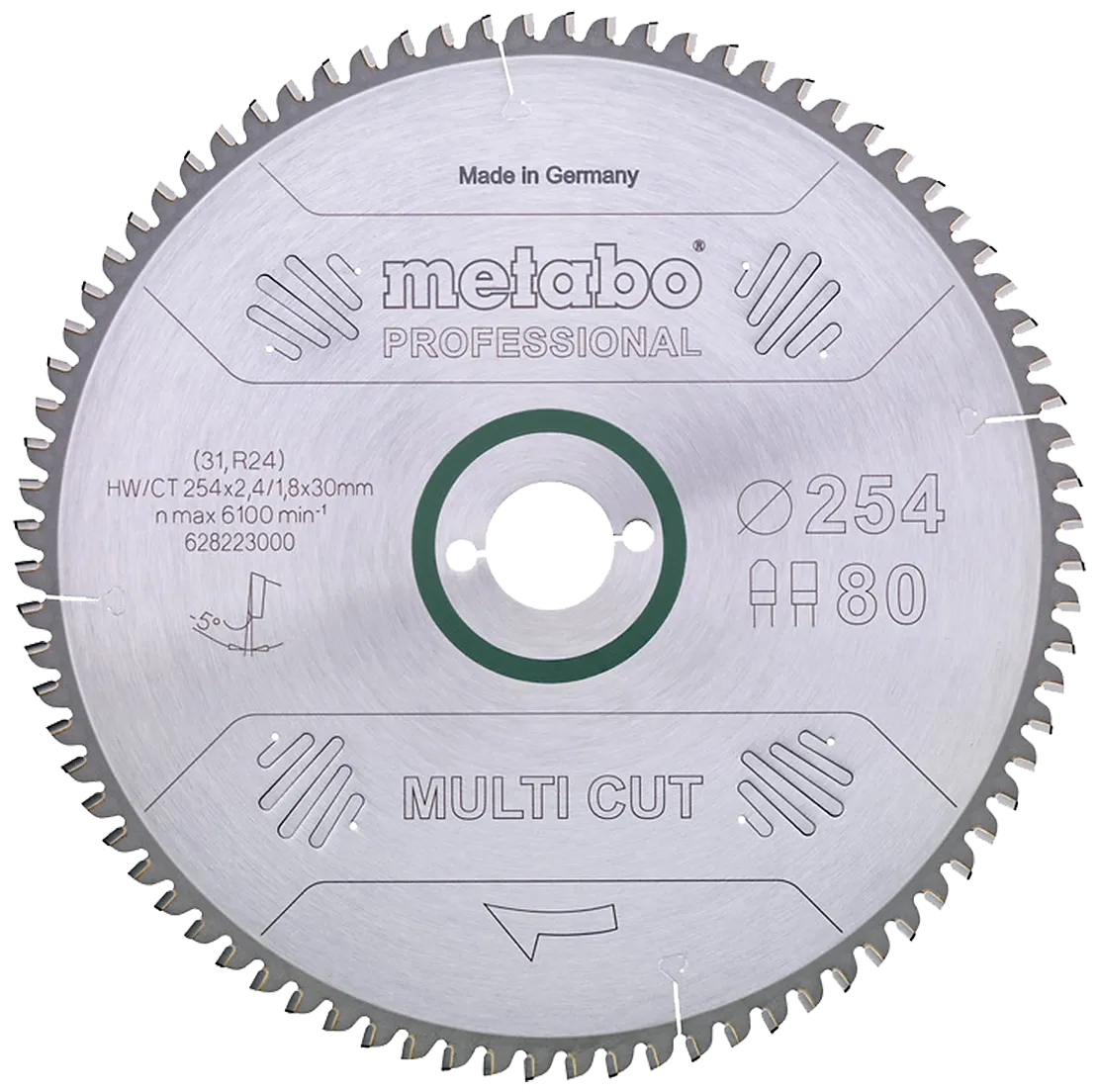 Sirkelsagblad Multicut 254×2,4×30mm 80td FZ/TZ