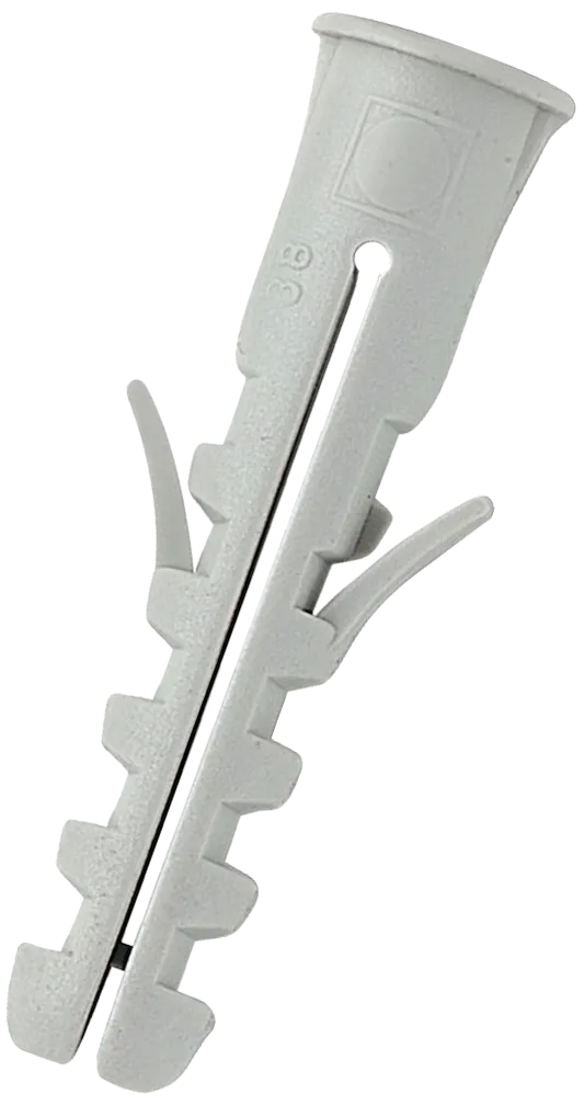Spit Flag-C nylondybel med krage 10×50mm, 40stk
