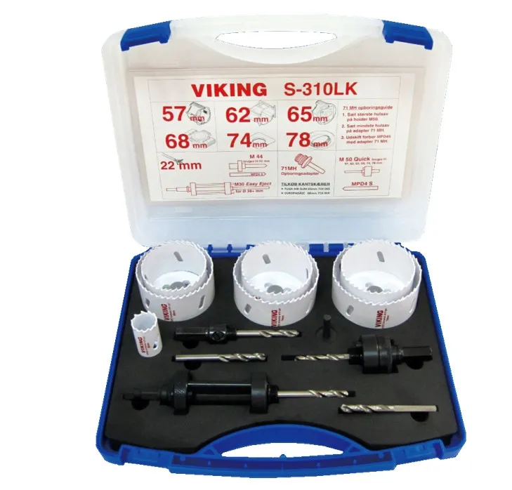 Hullsagsett Viking S-310LK Fuga inkl. holdere, forbor og adapter