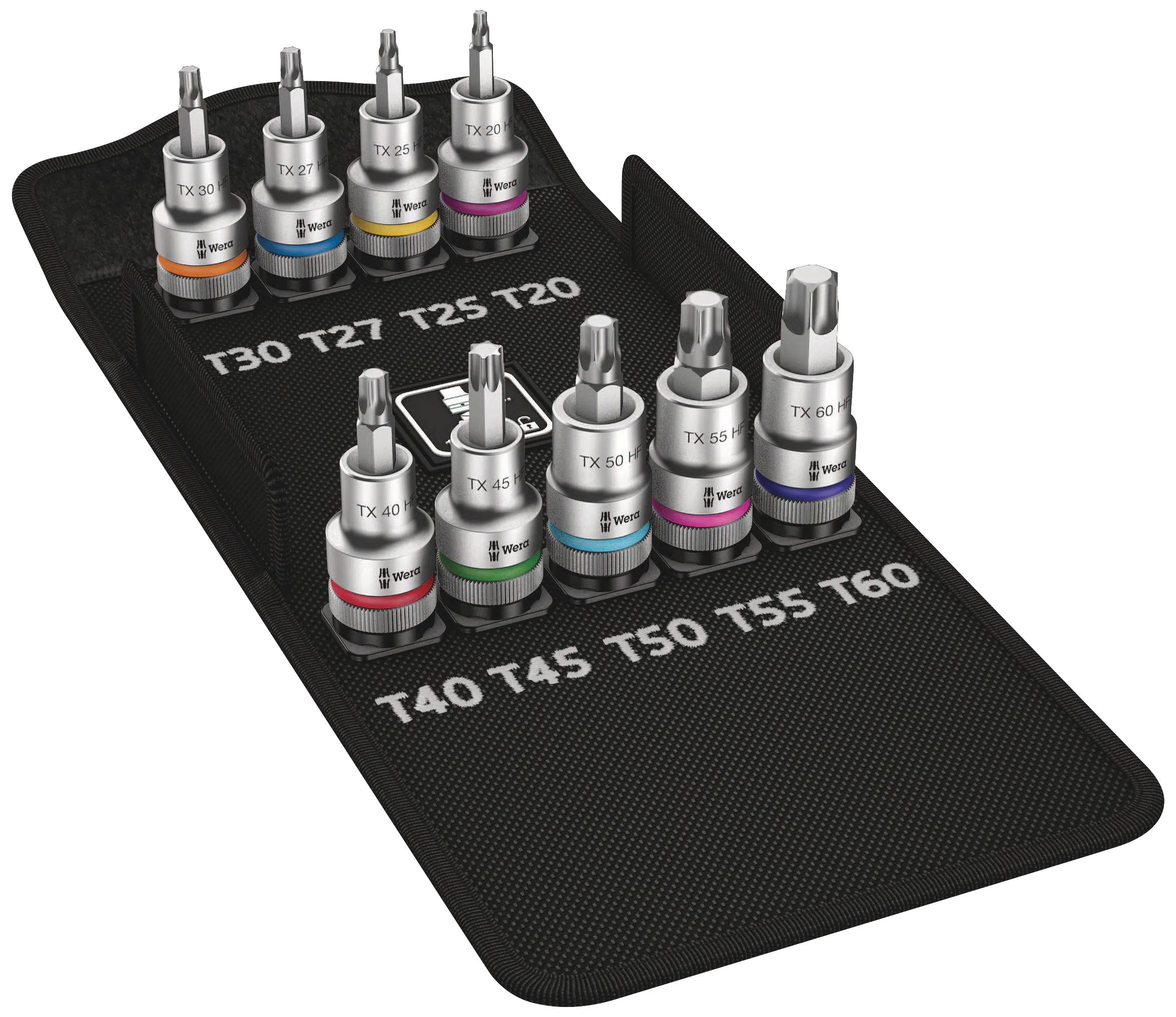 Toppsats 8767C HF1 1/2" TX20-60×60mm, 9 deler