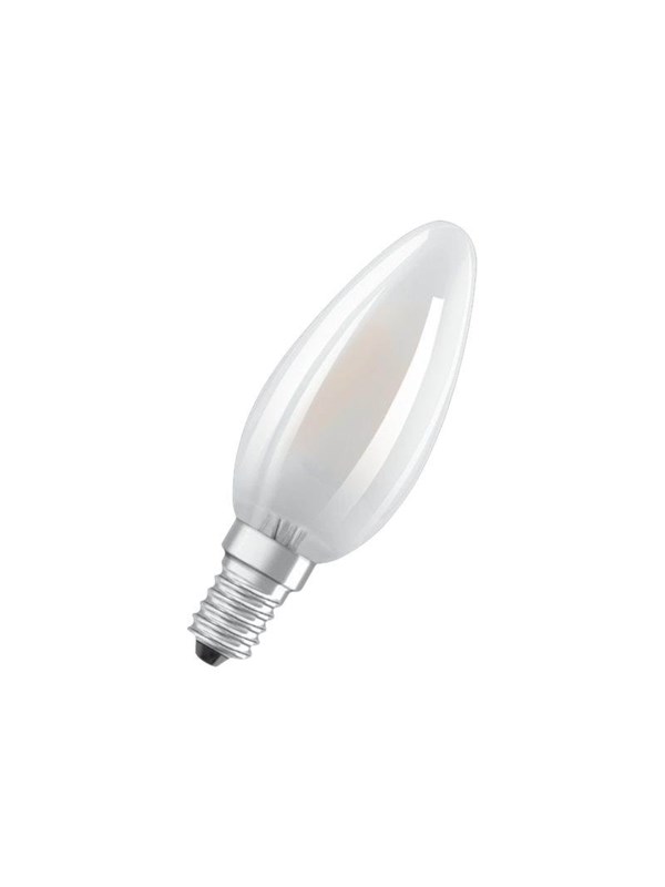 Osram LED-lyspære B35 4 W/827 frosted 2-pack E14