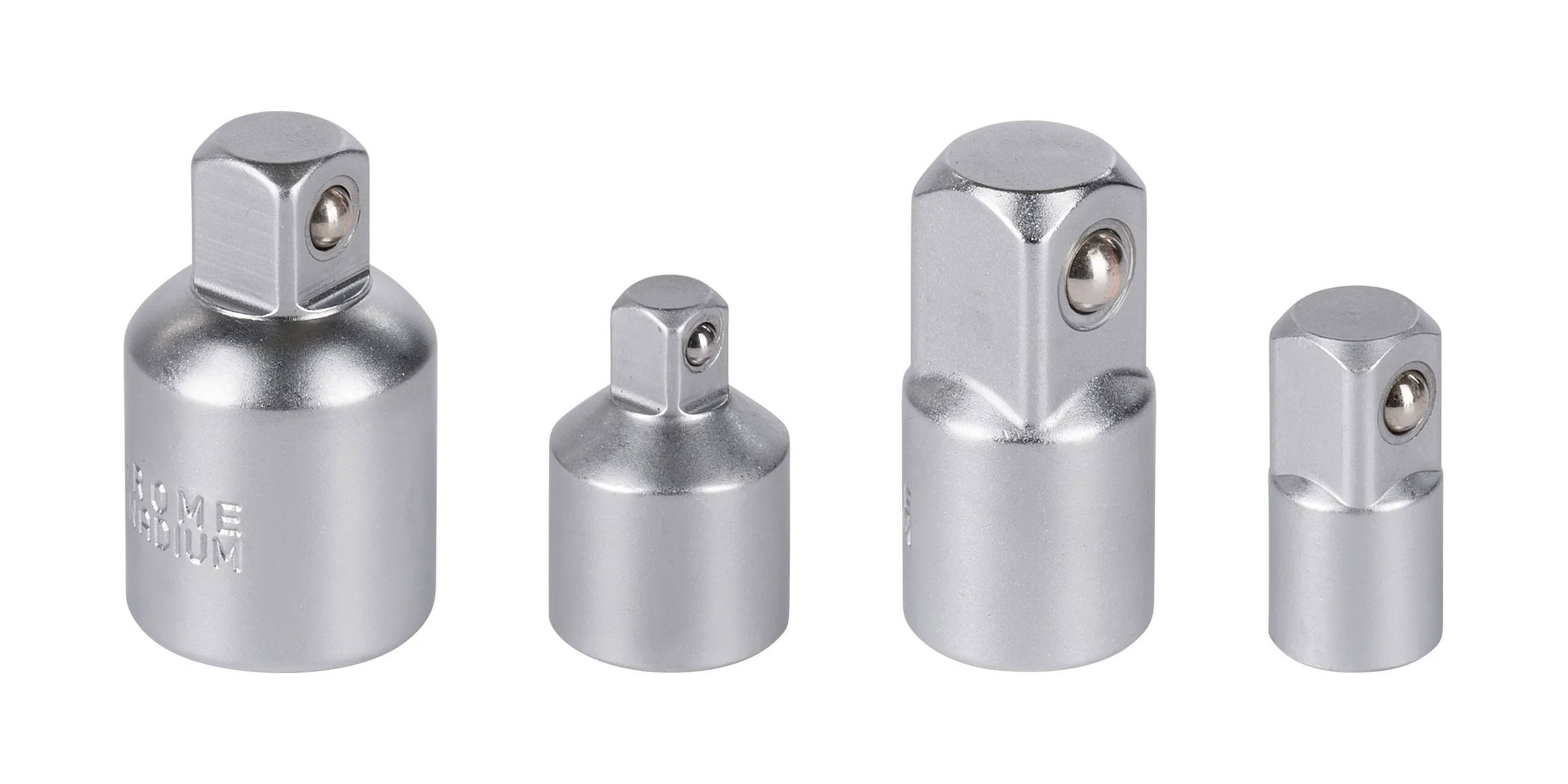 Adaptersett for topp 4 deler 1/4"-3/8"-1/2"