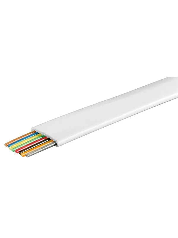Pro Telephone flat cables 8-core 100 m reel AWG 28.