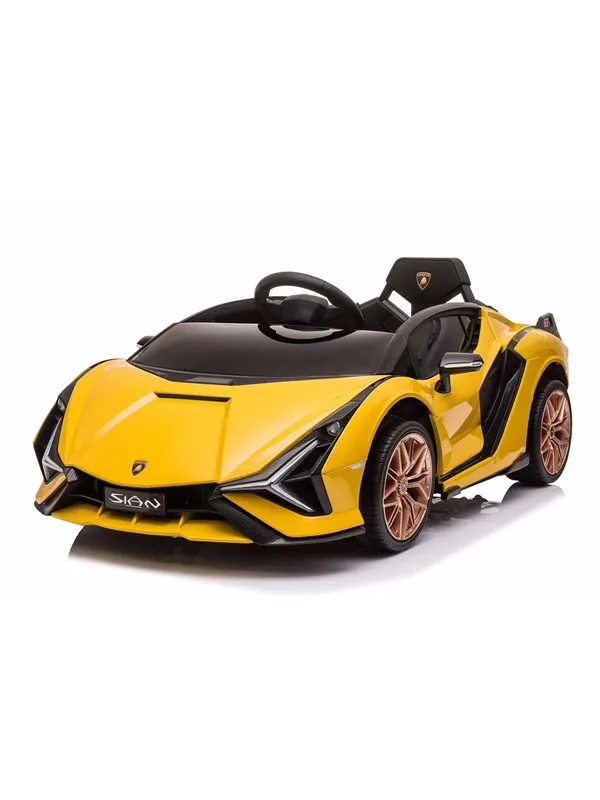 LAMBORGHINI Lamborghini Sian, 12V med gummihjul og 4x12V motorer
