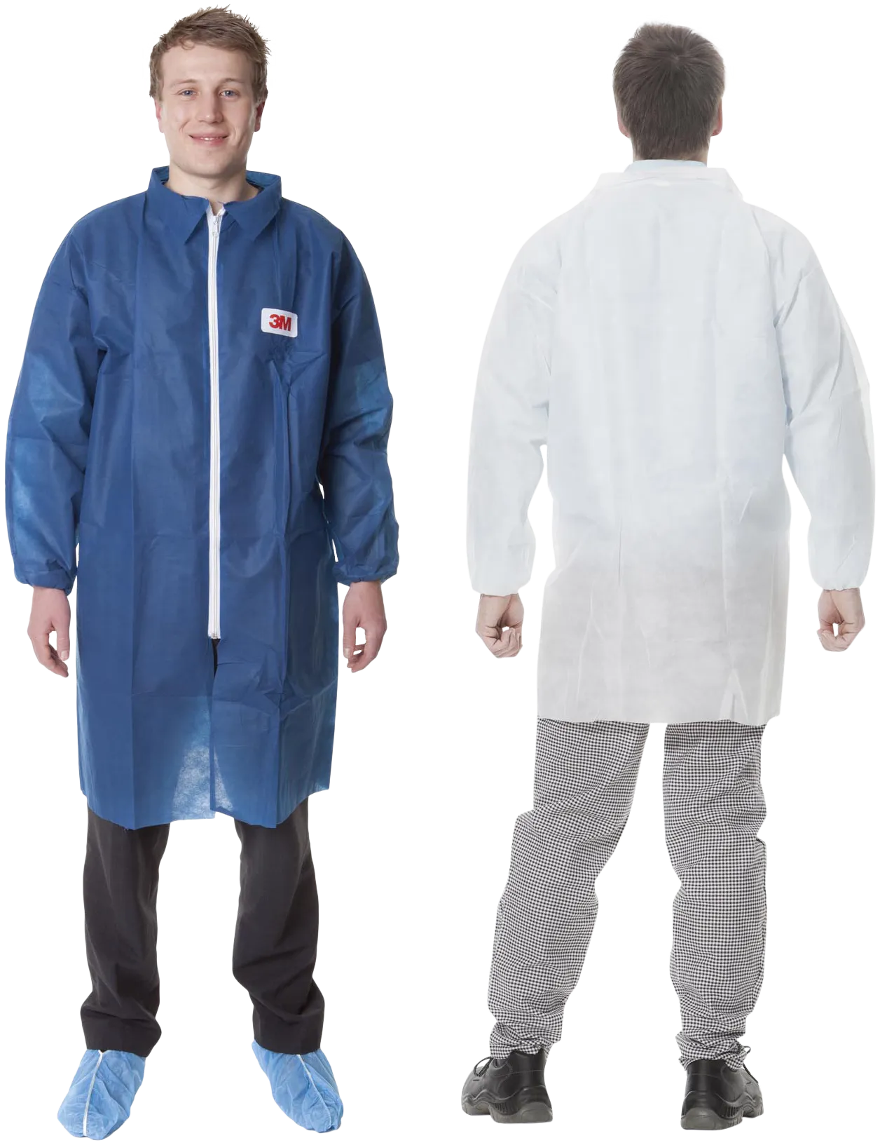 Besøksfrakk 4400 hvit 4XL