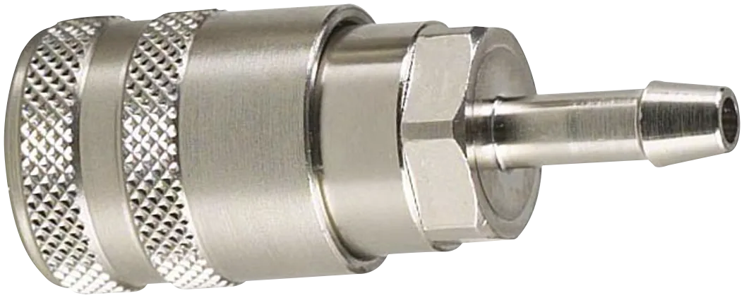 KS 1/4" koblingshus med 6mm slangespiss