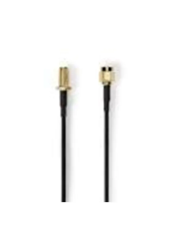 Nedis SMA Cable | RP SMA Male | RP SMA Female | Gold Plated | 50 Ohm