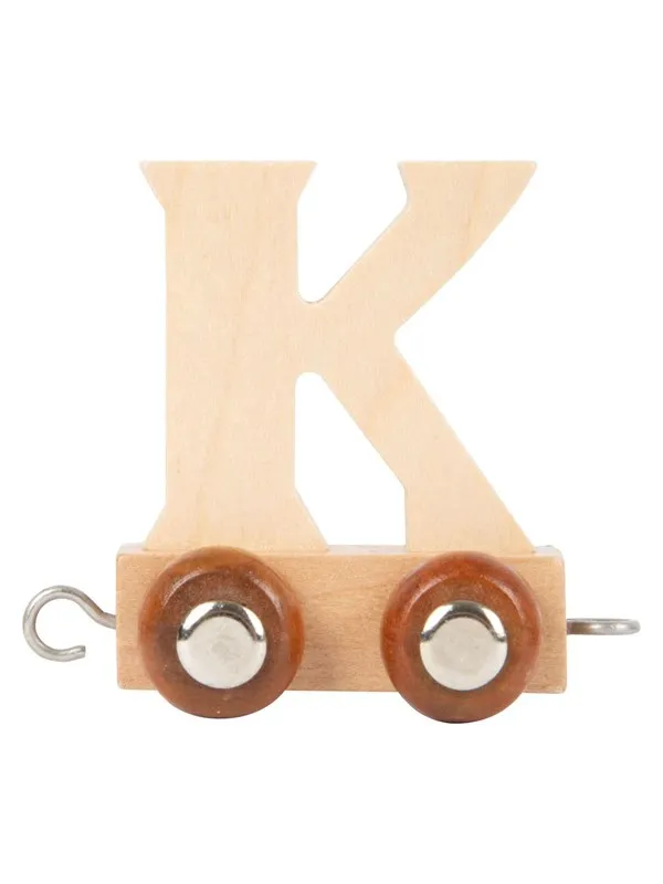 Small Foot - Wooden Letter Train - K - 12 pieces