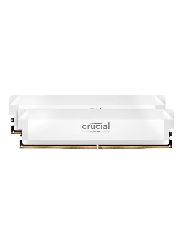 Crucial PRO Overclocking DDR5-6400 - 32GB - CL38 - Dual Channel (2 pcs) - AMD EXPO & Intel XMP - Hvit