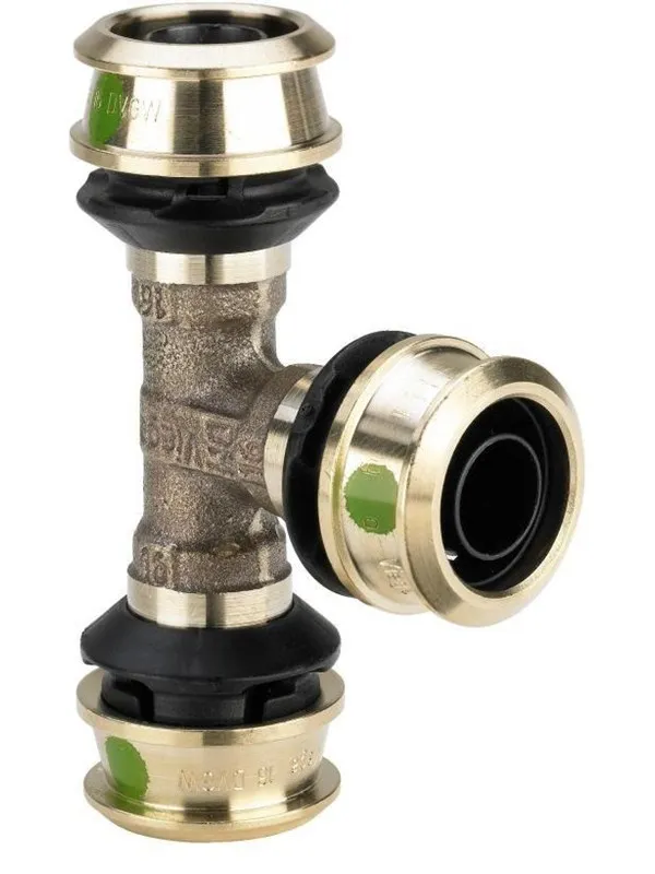 Viega Raxofix T-piece 20 x 20 x 16 mm gunmetal