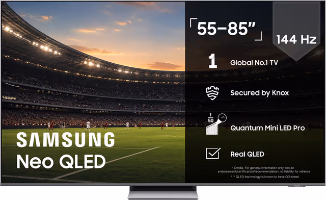 Samsung 55" QN85F Neo QLED 4K MiniLED Smart TV (2025)
