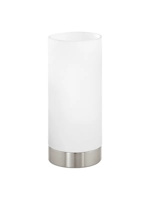 EGLO DAMASCO 1 table lamp white/brushed steel