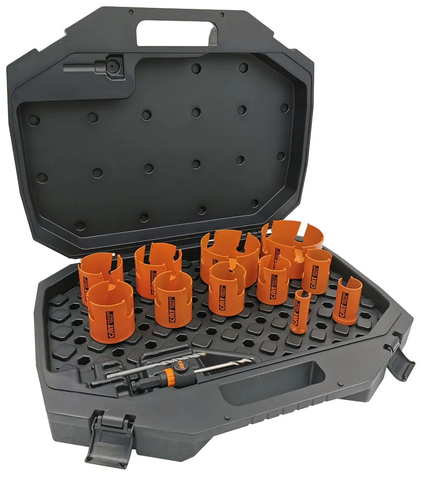 CMT hullsagsett HW Push&Lock 22-111mm, 11stk+holder