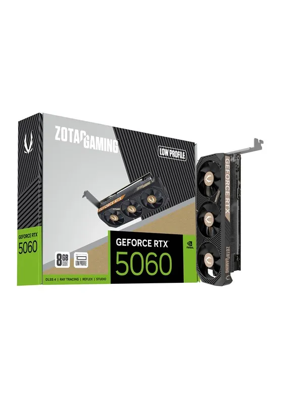 ZOTAC GeForce RTX 5060 Low Profile - 8GB GDDR7 RAM - Grafikkort