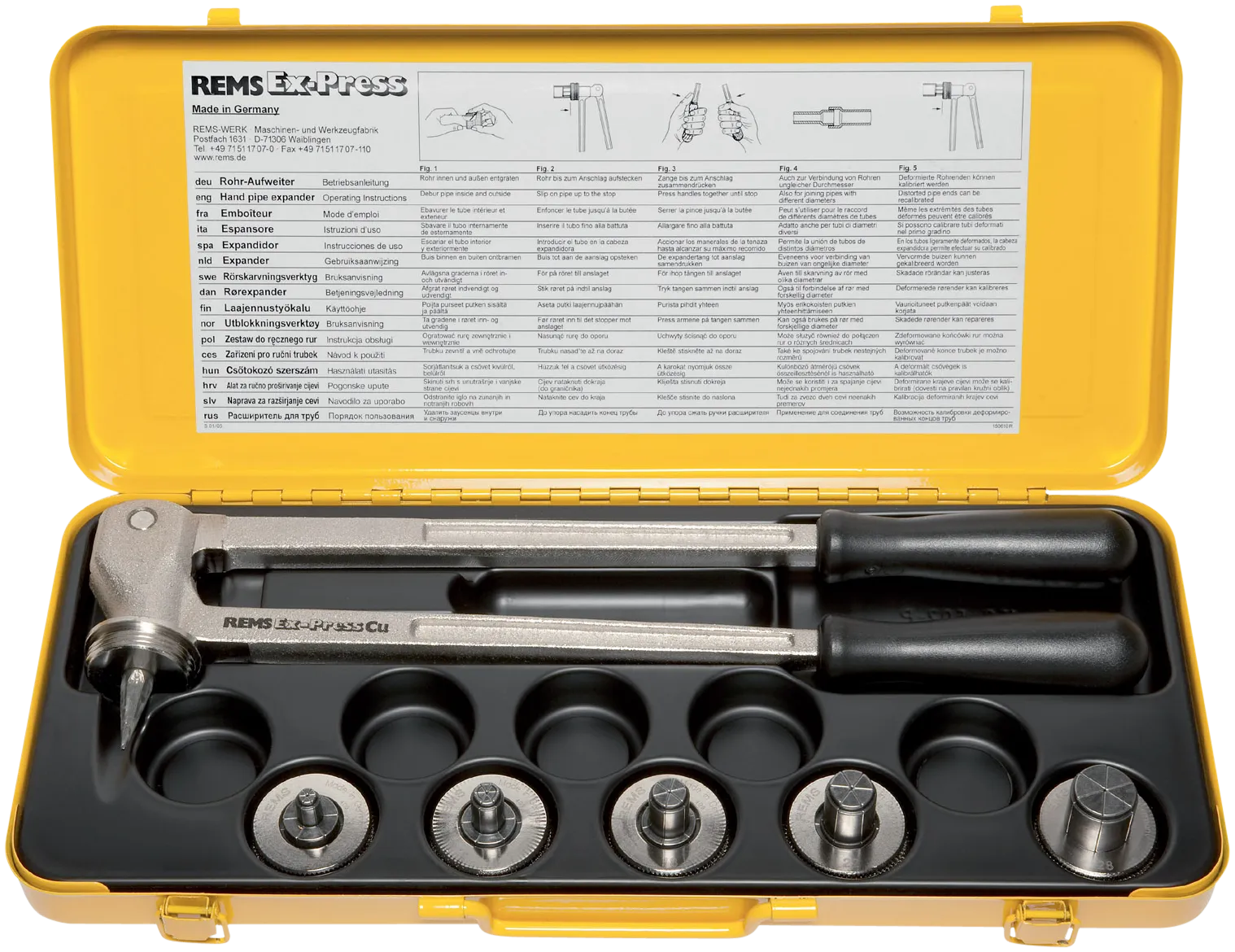 REMS ekspandersett Ex-Press T/5 12-22 mm