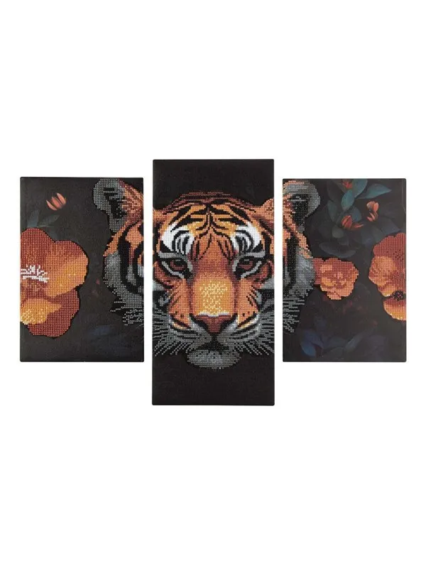 Creative Craft Group Diamond Painting Triptych Set - Tiger