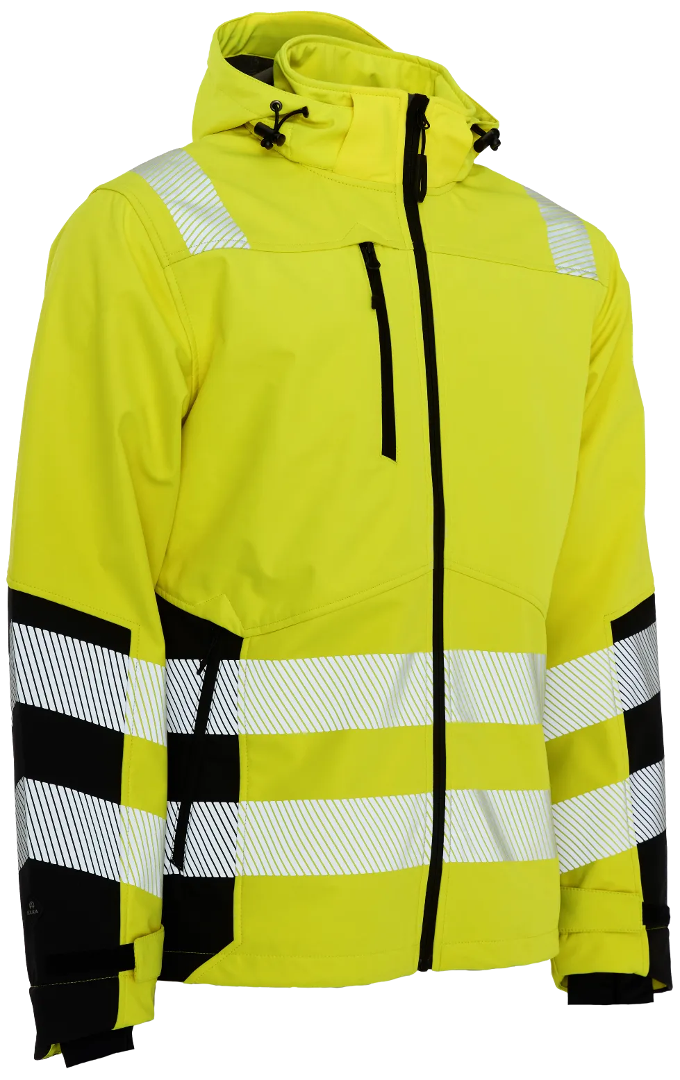 Hi-vis softshelljakke resirkulert 116503R gul str. XS